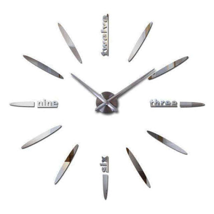 Ramlös självhäftande väggklocka modern design