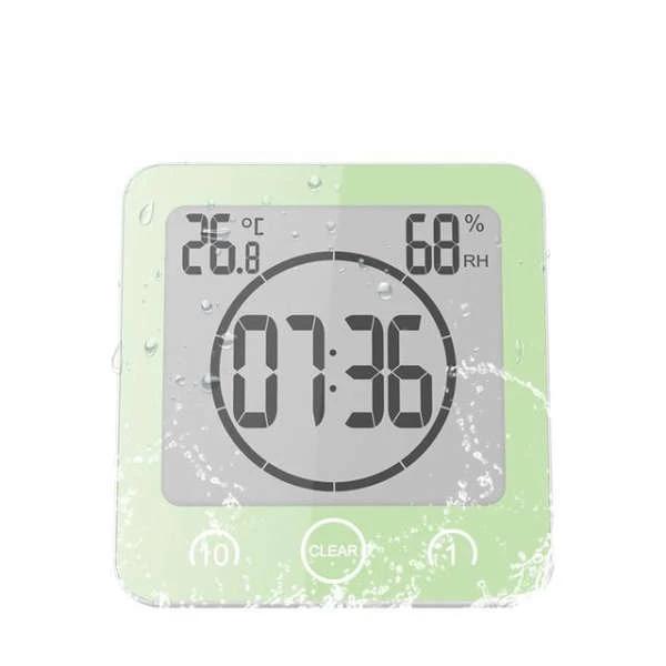 Digital badrumsklocka med sugpropp och timer