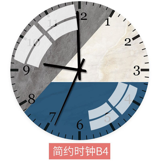 Abstrakt Väggklocka Skandinavisk Stil