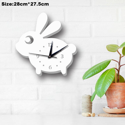 Väggklocka för barn i snögubbeform