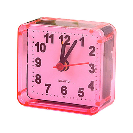 Kompakt transparent analog väckarklocka