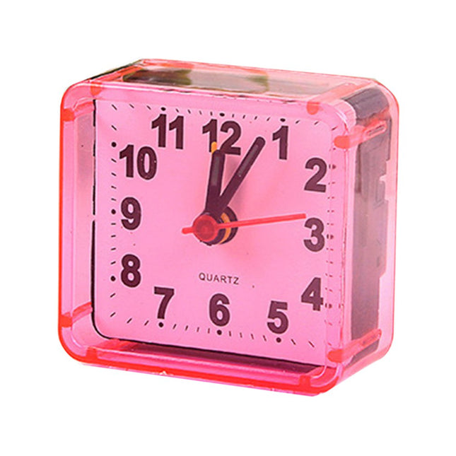 Kompakt transparent analog väckarklocka