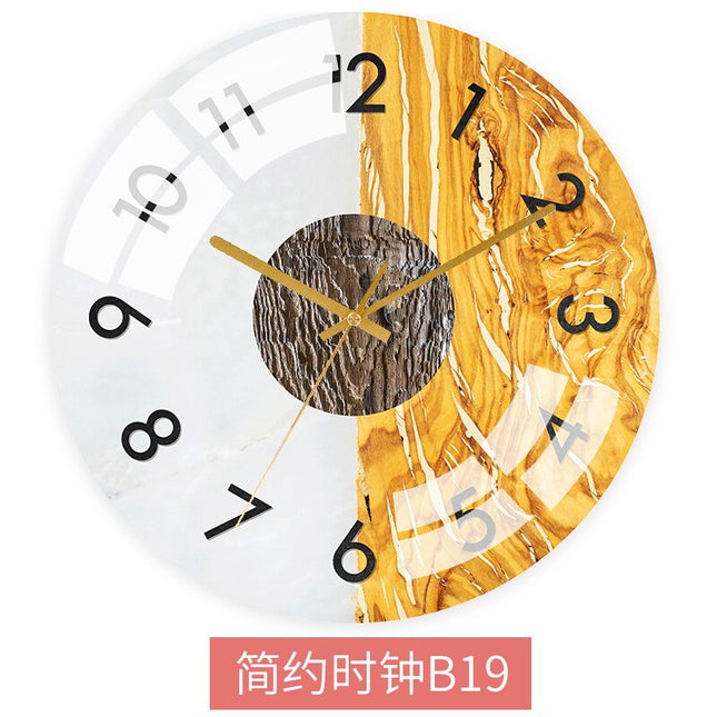 Abstrakt Väggklocka Skandinavisk Stil