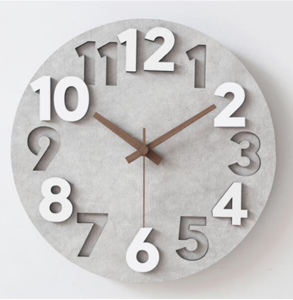 Modern köksklocka med 3D-siffror