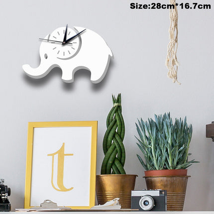 Väggklocka för barn i snögubbeform