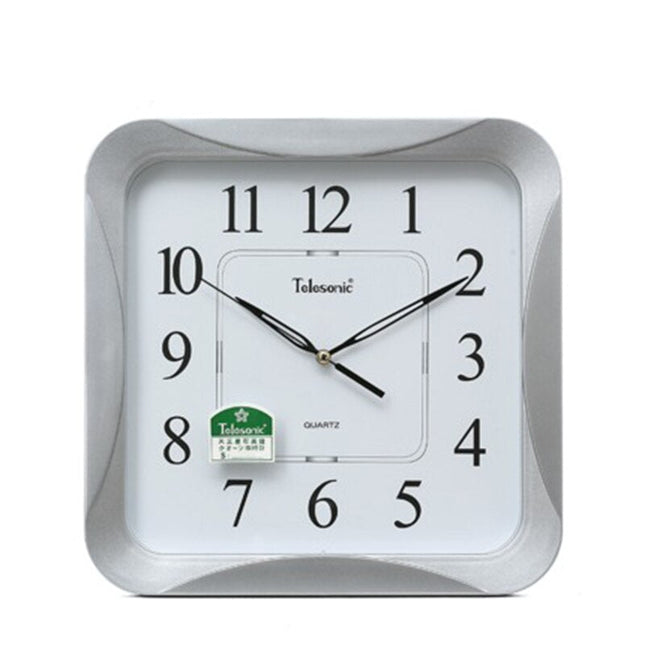 Modern fyrkantig väggklocka för kontor