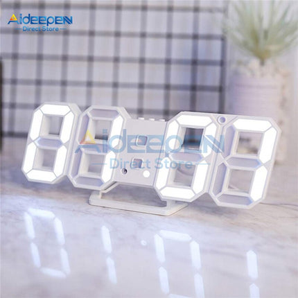Stor 3D LED digital bordsklocka
