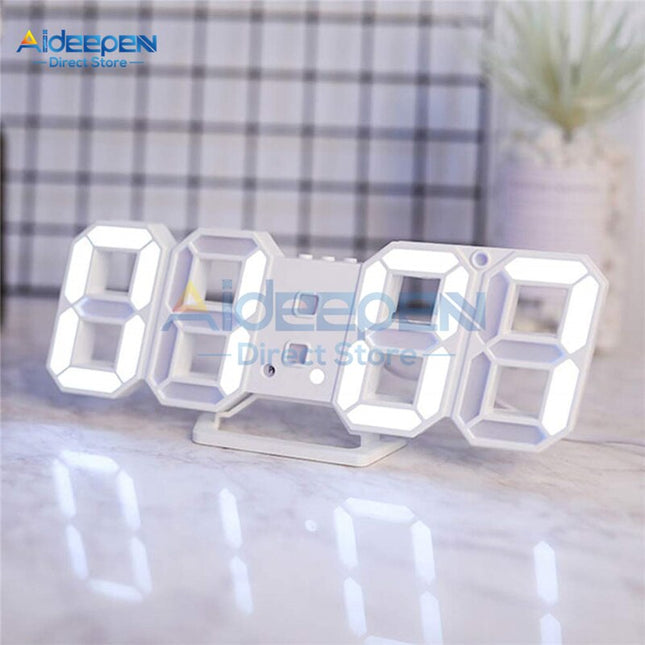 Stor 3D LED digital bordsklocka