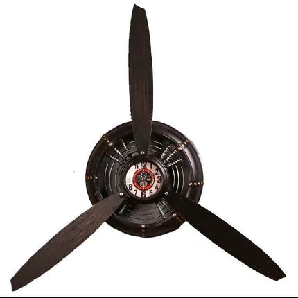 Retro väggklocka i flygplansstil