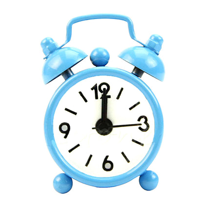 Liten färgglad retro väckarklocka