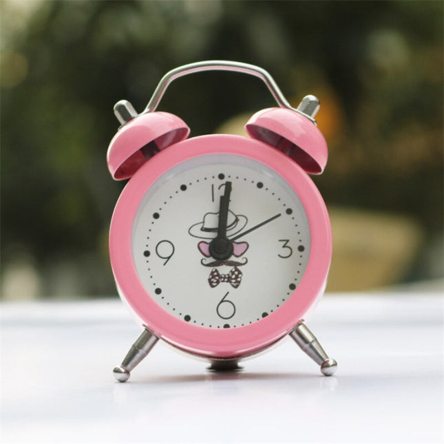 Klassisk rund väckarklocka med klockor