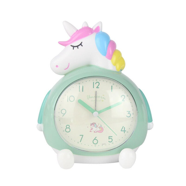 Söt väckarklocka för barn enhörning