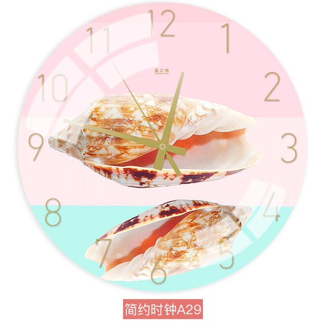 Abstrakt Väggklocka Skandinavisk Stil