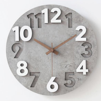 Modern köksklocka med 3D-siffror