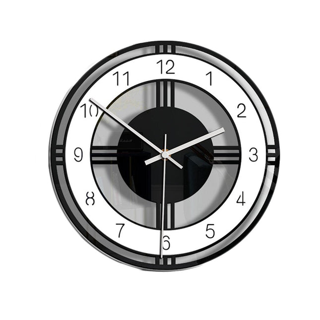 Modern minimalistisk väggklocka i akryl