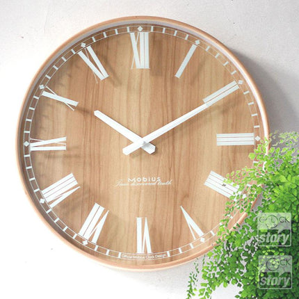 Minimalistisk Väggklocka med Träurtavla