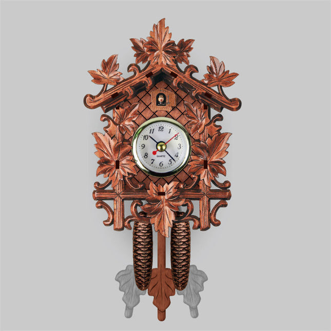 Traditionellt gökur i trä för vägg