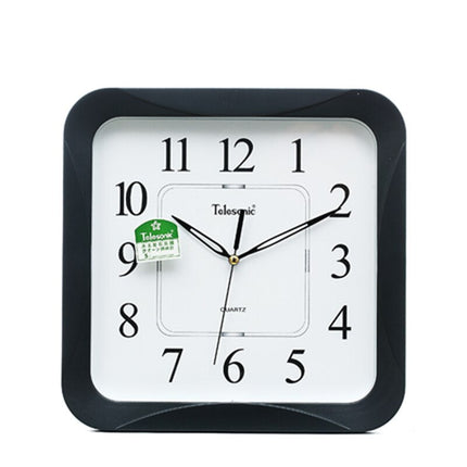 Modern fyrkantig väggklocka för kontor