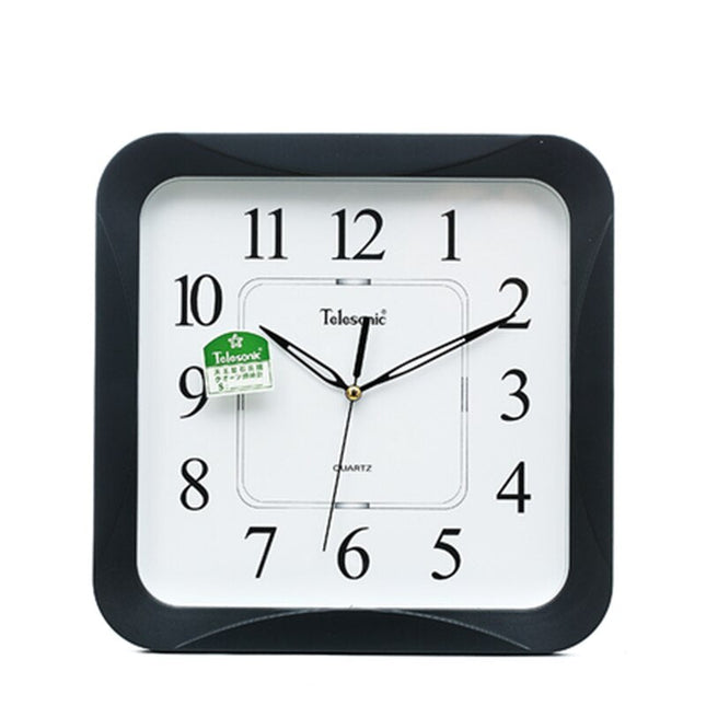 Modern fyrkantig väggklocka för kontor