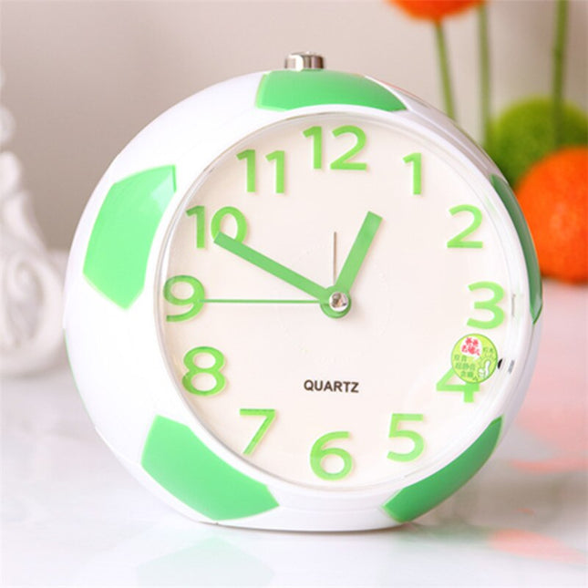 Väckarklocka formad som en fotboll