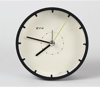 Modern rund bordsklocka utan siffror