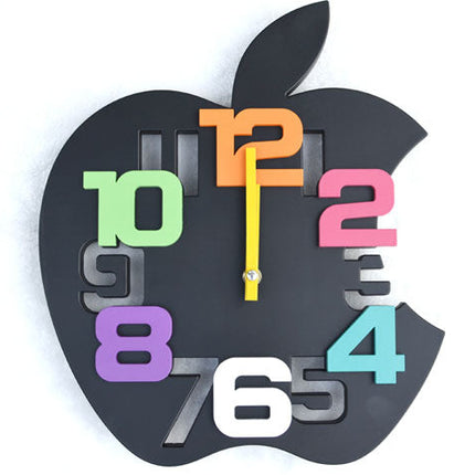 Väggklocka formad som ett äpple