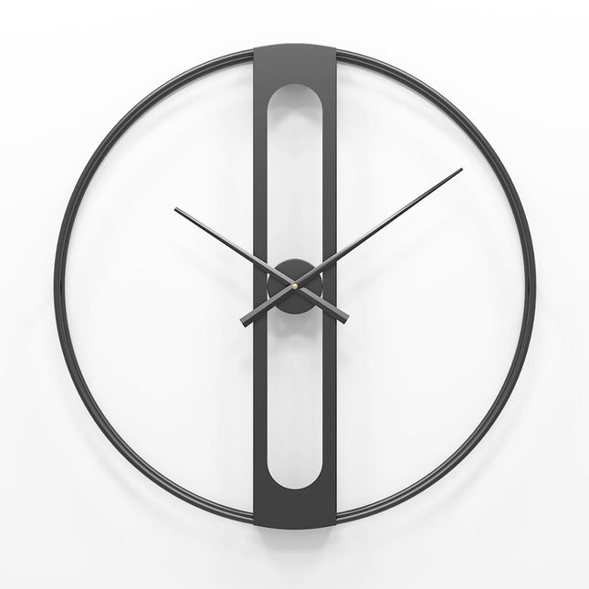 Futuristisk Minimalistisk Väggklocka i Metall