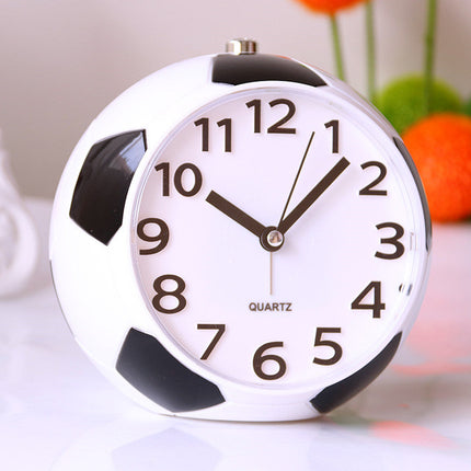 Väckarklocka formad som en fotboll