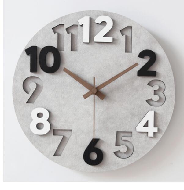 Modern köksklocka med 3D-siffror