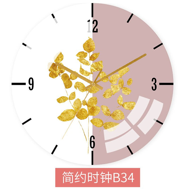 Abstrakt Väggklocka Skandinavisk Stil