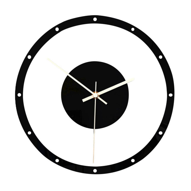 Modern minimalistisk väggklocka i akryl
