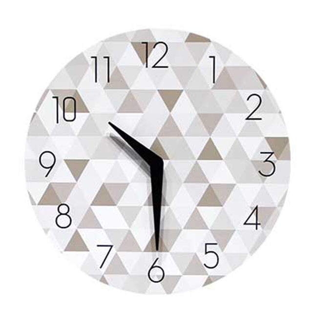 Design väggklocka för barnrum geometrisk