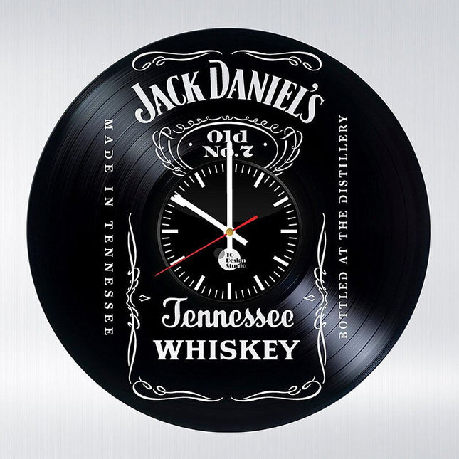 Jack Daniel’s väggklocka av vinyl