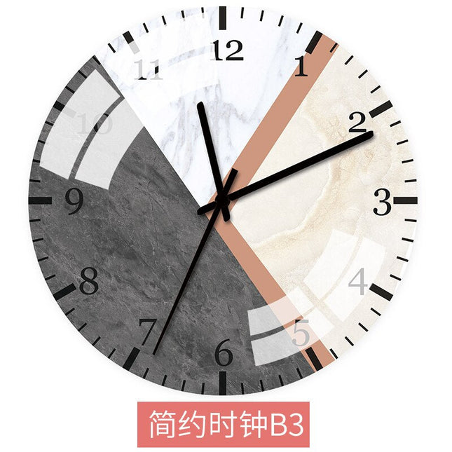 Abstrakt Väggklocka Skandinavisk Stil