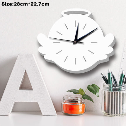 Väggklocka för barn i snögubbeform