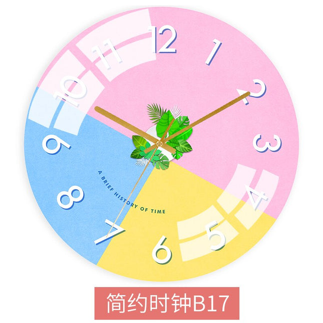 Abstrakt Väggklocka Skandinavisk Stil