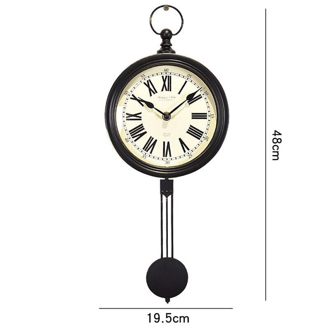 Retro pendylklocka i steampunk-stil