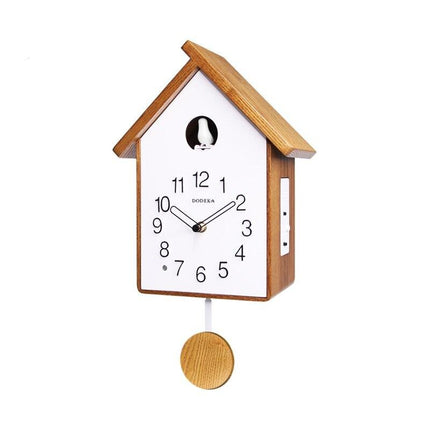 Modern vit gökur i minimalistisk design