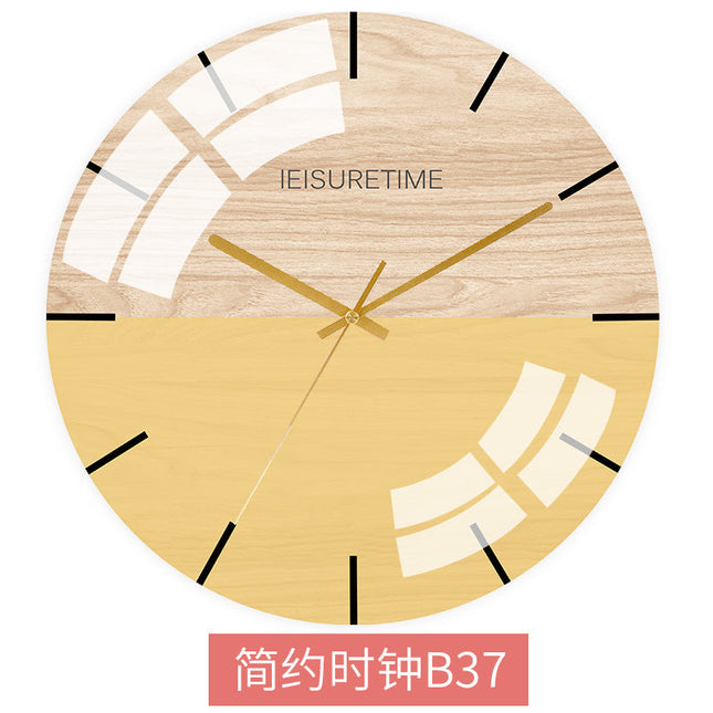 Abstrakt Väggklocka Skandinavisk Stil