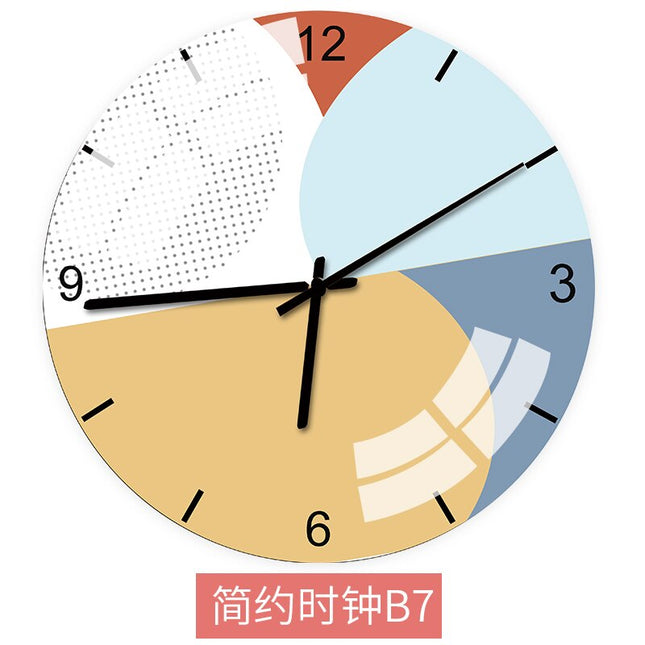 Abstrakt Väggklocka Skandinavisk Stil