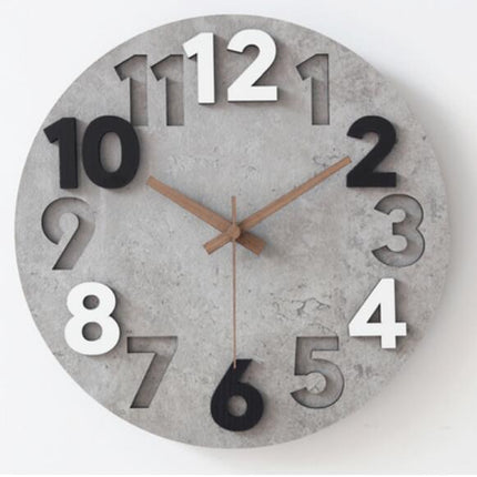 Modern köksklocka med 3D-siffror