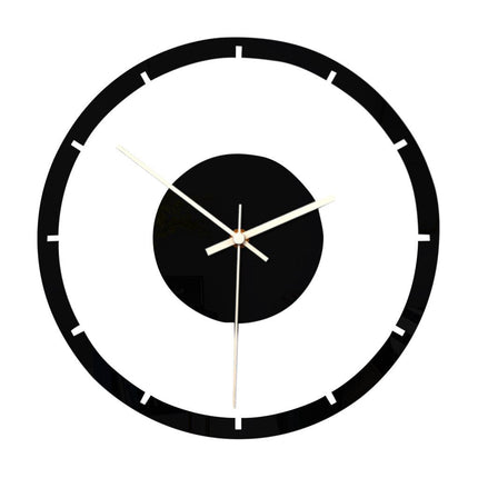 Modern minimalistisk väggklocka i akryl