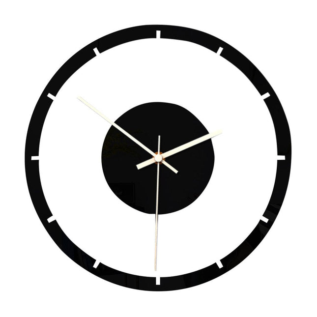 Modern minimalistisk väggklocka i akryl