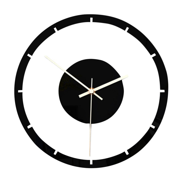 Modern minimalistisk väggklocka i akryl