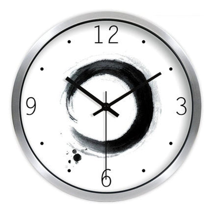 Minimalistisk väggklocka i zen-stil