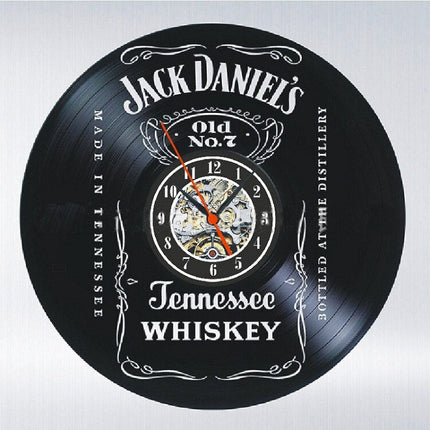 Jack Daniel’s väggklocka av vinyl