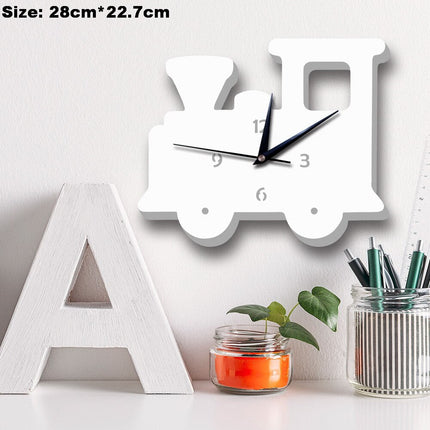 Väggklocka för barn i snögubbeform