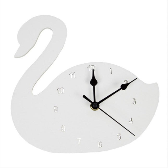 Lekfull väggklocka i form av kanin