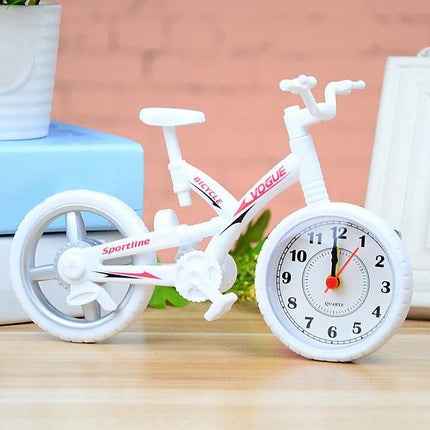 Originell bordsklocka i form av cykel