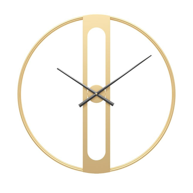 Futuristisk Minimalistisk Väggklocka i Metall